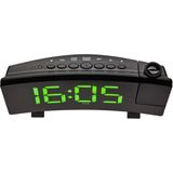 TFA Dostmann 60.5015.04 Wekker Quartz Zwart