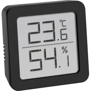 TFA Dostmann Thermo- en Hygrometer Zwart