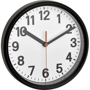 TFA Dostmann Analoge Wandklok 60.3538.01 met Radioklok Om Op Te Hangen en Neer Te Zette