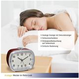 Tfa Dostmann - 60.1032.05 Quarz Wecker Rot Alarmzeiten 1 Großes Display