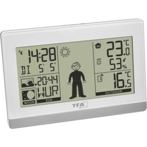 TFA Dostmann Weather Boy 35.1159.02 Draadloos Weerstation Verwachting Voor 8 Uur Aantal Sensoren Max.: 3