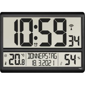 TFA-Dostmann 60.010709 digitale weerstation Zwart Batterij/Accu