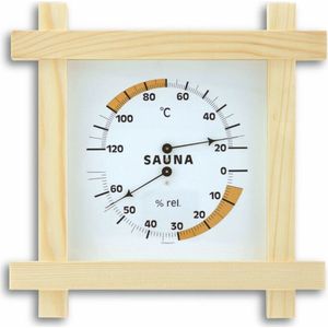 TFA 40.1008 thermo-hygrometer voor sauna, synthetische cheveu