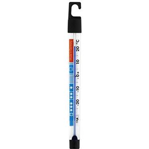 TFA Dostmann Analoge koelthermometer, 14.4002, temperatuurregeling, voor koelkast/vriezers/koelhuizen, snel afleesbaar, met koelzones
