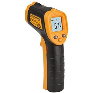 TFA Dostmann Ray Light 31.1143.13 Digitale infraroodthermometer met contactloze oppervlaktetemperatuurmeting, HACCP-conform, meetduur minder dan 1 seconde, zwart/oranje