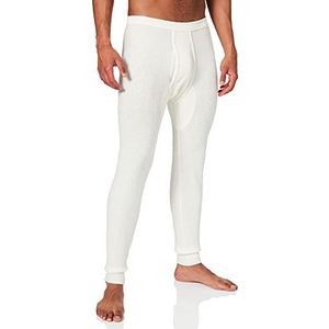 Susa Heren thermisch ondergoed - Angora onderbroek (lang) S8050080, wit (wolwit S115), L