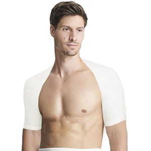 Susa Unisex - Volwassenen Onderhemd Angora Schouderwarmer S8100160, wit (wolwit S115), XL