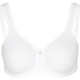 SUSA Damesbeha met beugel ""Catania"", spacer-beha met cups van zacht spacer-materiaal, voorgevormde beha met ideaal ademend vermogen en hoge stabiliteit, wit, 80B