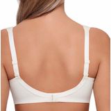 SUSA Damesbeha met beugel ""Catania"", spacer-beha met cups van zacht spacer-materiaal, voorgevormde beha met ideaal ademend vermogen en hoge stabiliteit, wit, 80B