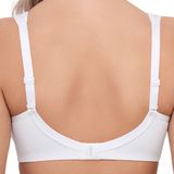 SUSA Damesbeha met beugel ""Catania"", spacer-beha met cups van zacht spacer-materiaal, voorgevormde beha met ideaal ademend vermogen en hoge stabiliteit, wit, 80B