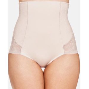 Milano - High Waist Panty - Zwart - Shaping - Siliconen Band