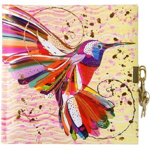 GOLDBUCH GOL-44273 TURNOWSKY Dagboek FLOWER KOLIBRI met Slot