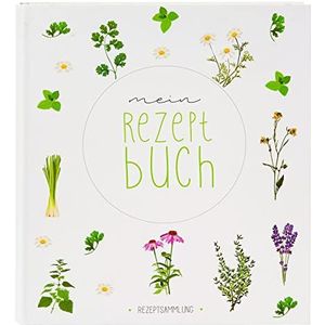 goldbuch 69 029 Receptenmap, wilde bloemen, map afmetingen 21 x 24 x 5 cm, nietmachine met 2-ringmechanisme, omslag van kunstdruk, ringmap met wilde bloemen, ringband in wit