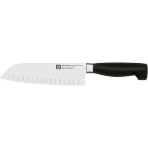 Zwilling Santokumesser »VIER STERNE«, (1 tlg.), mit Kullen, 18 cm