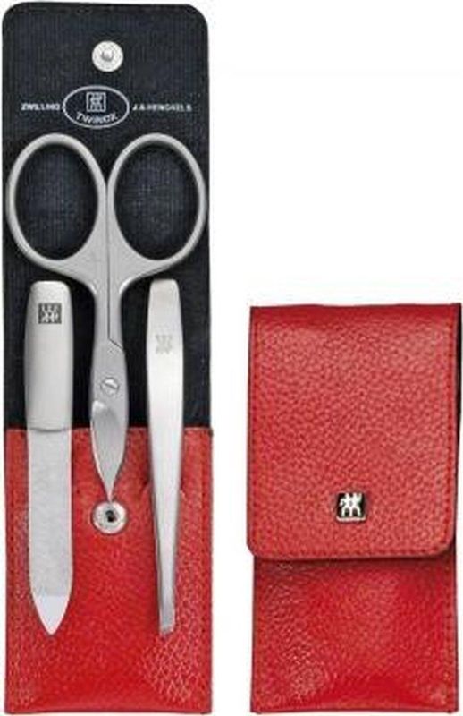 Zwilling - Premium Red - Manicure Set - Rood - Nagelverzorging Unisex