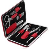 Zwilling - Twinox Red - Manicure Set - Rood - 7 Stuks - Manicure en Nagelvijlen