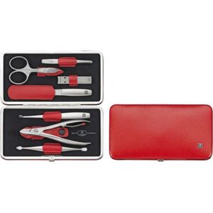 Zwilling - Twinox Red - Manicure Set - Rood - 7 Stuks - Manicure en Nagelvijlen