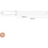 Zwilling - Aanzetstaal - Zwart - Roestvrijstaal, Diamant Gecoat, 260 mm