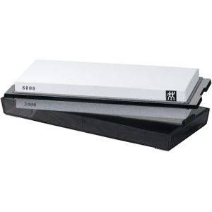 ZWILLING Twin Finishing Stone Pro slijpsteen/slijpsteen, korrel 3000/8000, afmeting 20x9x4cm