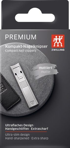 Nagelknipper - Roestvrij Staal - Ultraplat Ontwerp Met Nagelvijl