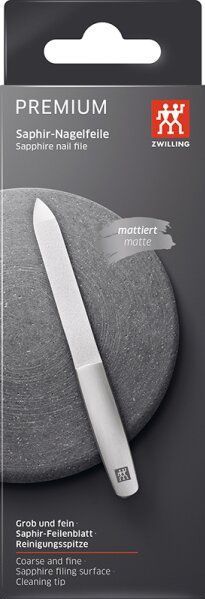 ZWILLING Premium Nagelvijl - Saffier - 130 mm - Roestvrijstaal