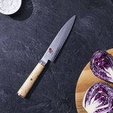 ZWILLING Kochmesser MIYABI 5000 MCD silber, braun glatt, Klinge: 16,0 cm