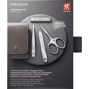 Zwilling - TWINOX Manicureset - Taupe - RVS - 4-delig