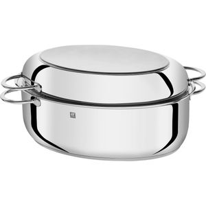 Zwilling Braadpan met deksel, geschikt voor inductie, roestvrij staal, 8,5 liter