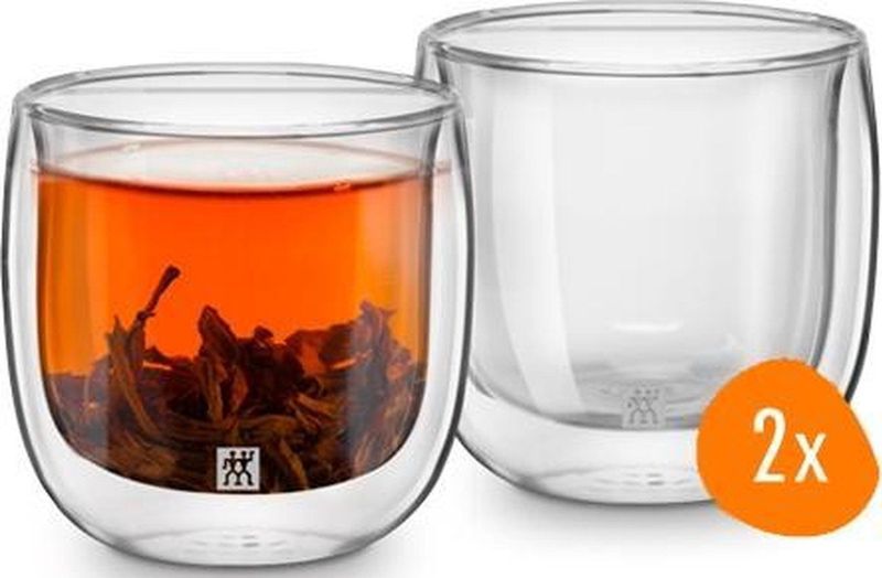 Zwilling Dubbelwandig Theeglas - 240 ml - 2 stuks