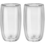 Zwilling Sorrento Dubbelwandig Latte Macchiato glas - 350 ml - 2 stuks
