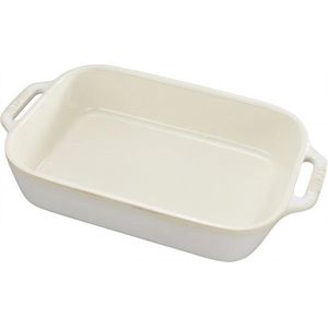 Schotel Rechth 34x24 - 4,5 L  Ivory Ceramic By Staub 40511-887