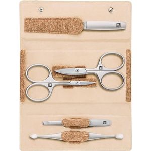 ZWILLING Klassieke Inox Manicure Pedicure 5-Delige Set, Kurk