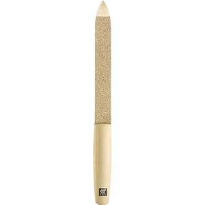 ZWILLING Nagelvijl saffier (grof- en fijnkorrelig vijloppervlak voor inkorten en vormen, reinigingspunt), premium, goud, 130 mm