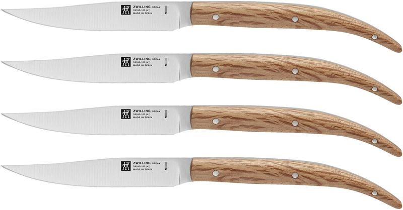 Zwilling - 39160-000 - Steakmessenset - Steeneik - 4 Delig