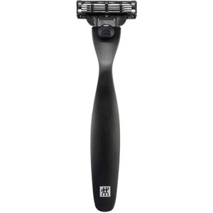 ZWILLING Rasierer (Optimale Rasur, Prämiertes Design, Gillette Mach3 Klingensystem, Hypoallergen, mit Klinge und Schutzkappe), Premium, Schwarz