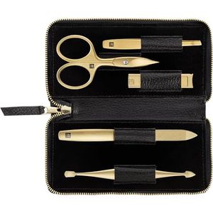 ZWILLING Gold Edition 5-delige manicureset, hand- en voetverzorging, hoogwaardige cadeauset, zwart