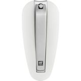 Zwilling Nagelknipper met nagelopvangdoos, sterke hefboomwerking, licht gebogen precisie, wit, 85 mm