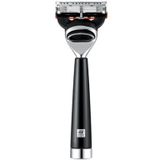 Zwilling - Rasoir - Noir - Résine Précieuse - Lames Gillette Fusion Incluses