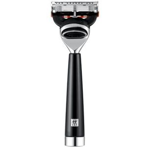 Zwilling - Rasoir - Noir - Résine Précieuse - Lames Gillette Fusion Incluses