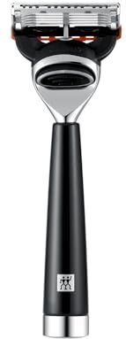Zwilling - Rasoir - Noir - Résine Précieuse - Lames Gillette Fusion Incluses