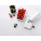 Zwilling Fresh & Save Vacuüm vershoudbakjes Opbergdozen 3 delige set S 200ml M 750ml L 1600ml Glas