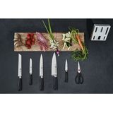 Vier Sterren - Messenset - Zwart - RVS - Inclusief Zelfslijpend Messenblok