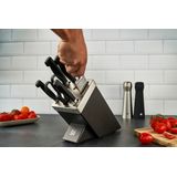 Messenblok - 5 Messen - 29x11,4x21 cm - Inclusief Huishoudschaar