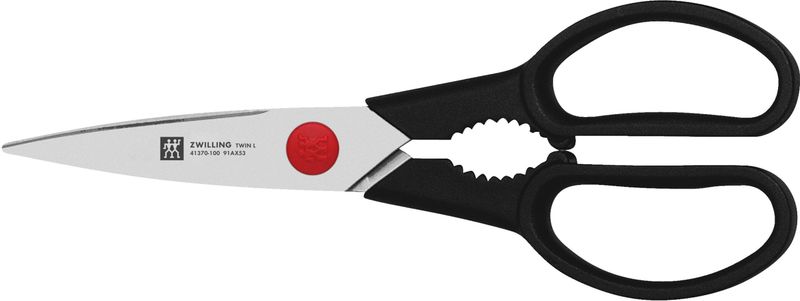 ZWILLING - Twin L - Schaar - Zilver/Zwart - Roestvrij Staal/Kunststof