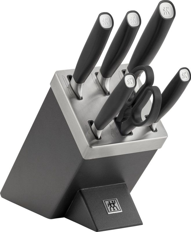Zwilling - All Star - Messenblok - Anthraciet - RVS - 7-delig