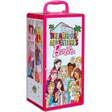 Barbie-kledingkoffer, kledingrekken en -legplanken, speelgoed voor kinderen vanaf 3 jaar, incl. accessoires, meerkleurig