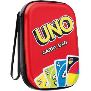 UNO-draagtas - voor speelkaarten voor onderweg - 11 cm x 3,5 cm x 15,5 cm