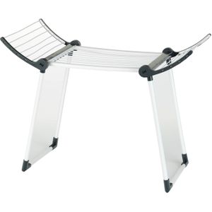 Klein Toys Vileda droogrek - vouwbare zijpanelen - 65x33x49,5 cm - ruimte voor poppenkleertjes of nat pluche speelgoed - zwart wit