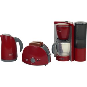 Theo Klein 9580 Bosch ontbijtset I Keukenset bestaande uit een broodrooster, koffiemachine en waterkoker I Speelgoed voor kinderen vanaf 3 jaar