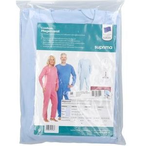 Suprima - Overall - Lichtblauw - Lange Mouwen - Lange Pijpen - Ritssluiting op de Rug